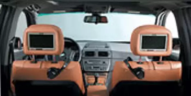 65120440065 - Audio/Video: Dual Headrest DVD Rear Seat Entertainment for BMW: X3 Image