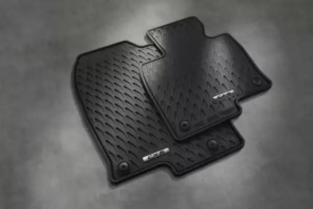 Floor Mats - All-Weather - Charcoal Black - Mazda (KBG6-V0-350)