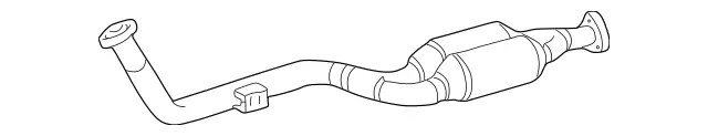 1704900419 - Exhaust: Front Pipe for Mercedes-Benz Image