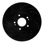63303053L - : DFC Brake Rotor - Drilled and Slotted - Black for DYNAMIC FRICTION Image