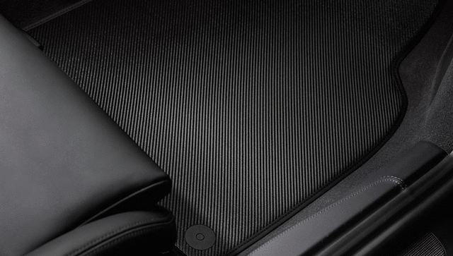 99104480180 - Interior: Carbon Floor Mats With Leather Edging for Porsche: 911 Image