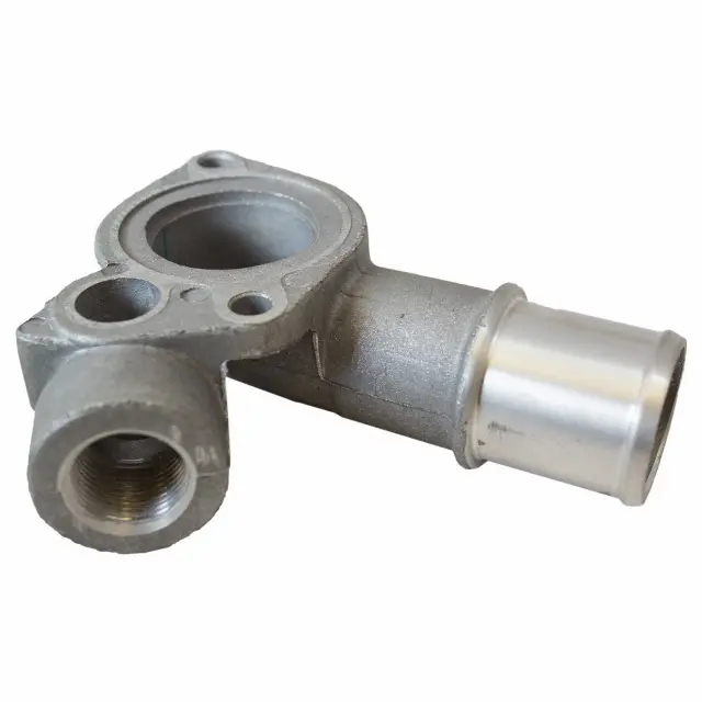 RH60 - Cooling System: Engine Coolant Thermostat Housing for Ford: Bronco, E-150 Econoline, E-150 Econoline Club Wagon, E-250 Econoline, E-250 Econoline Club Wagon, E-350 Econoline, E-350 Econoline Club Wagon, F-150, F-250, F-350 Image