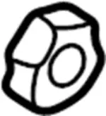 40262S0400 - Driveline &amp; Axles: Axle Nut for Infiniti Image