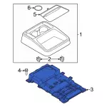 LB5Z78045B34A - Body: Mount Bracket for Ford: Explorer, Police Interceptor Utility Image