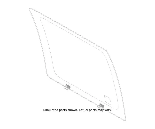 25751992 - Body: Fixed Glass for Chevrolet: Express 1500, Express 2500, Express 3500, P30 | GMC: Savana 1500, Savana 2500, Savana 3500 Image