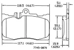 13050678 - : Disc Brake Pad Set for Lexus: LS430 Image