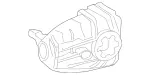 2203510405 - Rear Axle: Housing for Mercedes-Benz Image