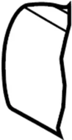 886611W300 - Body: Seat Back Pad for Infiniti Image