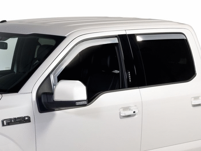 VML3Z18246G - Exterior: In-Channel Side Window Deflectors, Chrome for Ford: F-150 Image