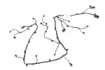 84718226 - : Rear Object Alarm Sensor Wiring Harness for GM Image