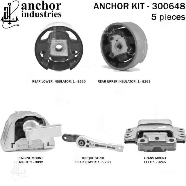 300648 - Engines &amp; Components: Anchor Engine Mount Kit for Anchor Image