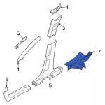 NZ6Z6013229AA - Body: Rear Sill Plate for Ford Image