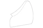 2309184030 - Driver Seat: Cover for Mercedes-Benz: SL500, SL55 AMG, SL550, SL600, SL63 AMG, SL65 AMG Image