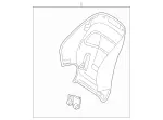22391022098W15 - : Seat Back Panel for Mercedes-Benz Image