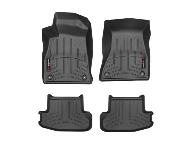 4493714 - Accessories: Front &amp; Rear Black FloorLiner™ DigitalFit® for WeatherTech Image
