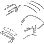 DR3Z7653000AA - Body: Frame Assembly for Ford: Mustang Image