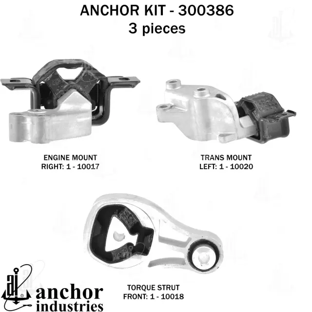 300386 - Engines &amp; Components: Anchor Engine Mount Kit for Anchor Image