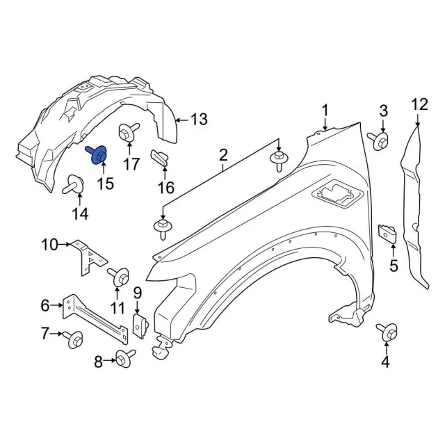 Screw And Spring Washer Assembly - Ford (W722527-S450B)