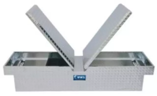 19260344 - : Bed Tool Box Gull Wing By Uws for Chevrolet: Silverado 1500, Silverado 1500 LD, Silverado 1500 LTD, Silverado 2500 HD, Silverado 3500 HD | GMC: Sierra 1500, Sierra 1500 Classic, Sierra 1500 HD Classic, Sierra 1500 Limited, Sierra 2500 HD, Sierra 2500 HD Classic, Sierra 3500 Classic, Sierra 3500 HD Image