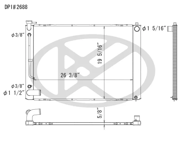 A2688 - : Koyorad Radiator for Koyo Image
