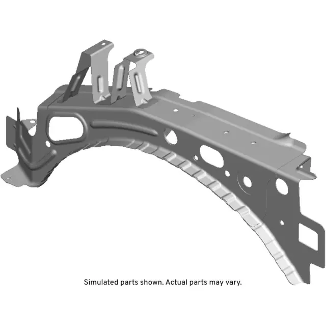 22781261 - : Driver Side Front Engine Compartment Upper Rail for GM Image
