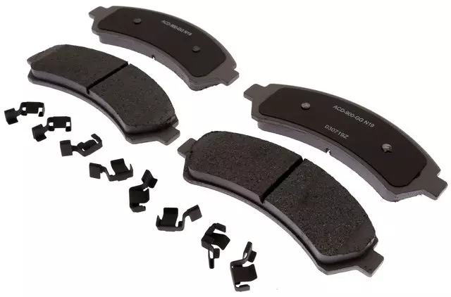 19387626 - : Ceramic Front Disc Brake Pad Set With Clips for GM Image