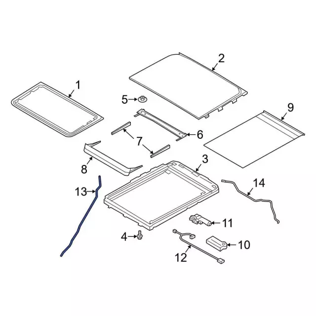 LB5Z54502C53A - Body: Drain Hose for Ford: Explorer Image