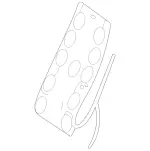 1678003400 - Rear Seat Bench: Valve Block for Mercedes-Benz: GLS450, GLS580, GLS63 AMG, Maybach GLS600 Image