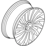 KA1Z1007F - : Wheel, Alloy for Lincoln: Nautilus Image