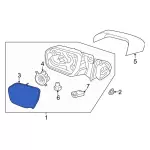 LL1Z17K707B - : Mirror Glass for Ford: Expedition | Lincoln: Navigator Image