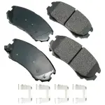 ACT924C - : Akebono ProACT Ultra Premium Ceramic Disc Brake Pad Kit for AKEBONO Image