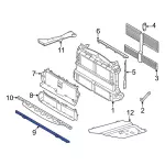 NZ6Z70110L76A - : Lower Tie Bar for Ford Image