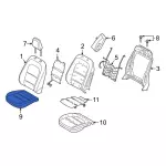 LJ6Z7862901ED - : Seat Cover for Ford: Escape Image