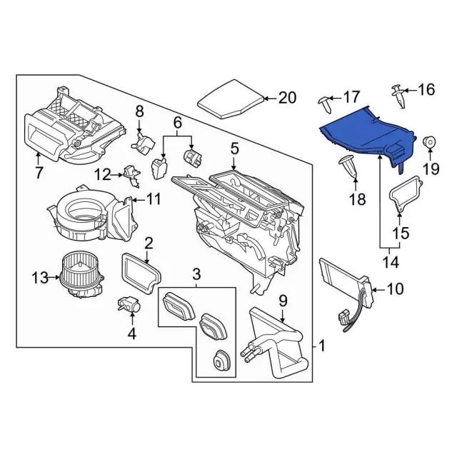 Duct Air - Ford (CK4Z-19A618-C)