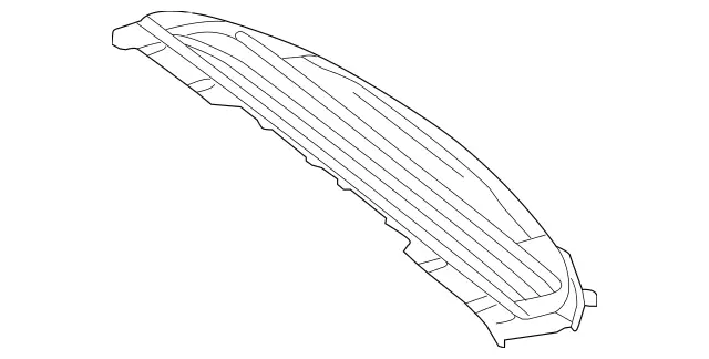 2166900349 - Panelling: Trim, Rear Panel for Mercedes-Benz: CL550, CL600, CL63 AMG, CL65 AMG Image image