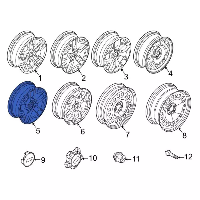 M1PZ1007B - : Wheel Assembly for Ford: Bronco Sport Image