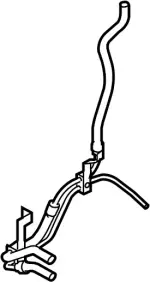 49721JK61C - : Power Steering Return Hose for Infiniti Image