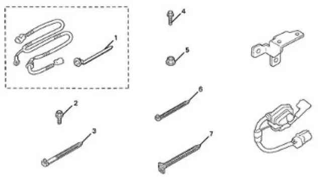 8E49S2A100 - Electronics: Security, Hood Switch for Honda: S2000 Image