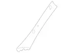 22069042251A22 - Body: Windshield Trim for Mercedes-Benz Image