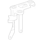 1644310140 - Brakes: Holder for Mercedes-Benz: GL320, GL550, ML320, ML350, ML450, ML500, ML550, ML63 AMG Image