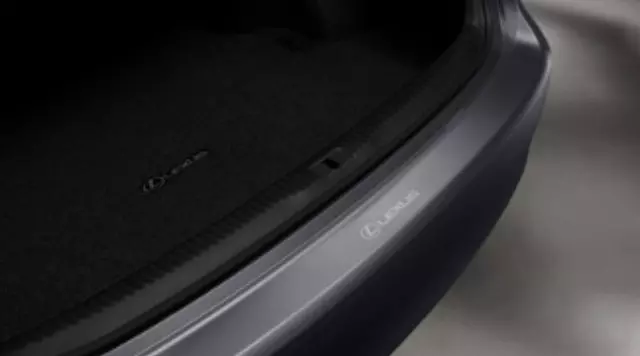PT74733191 - Exterior: Rear Bumper Applique - Clear - F-Sport Logo for Lexus: ES250, ES300h, ES350 Image