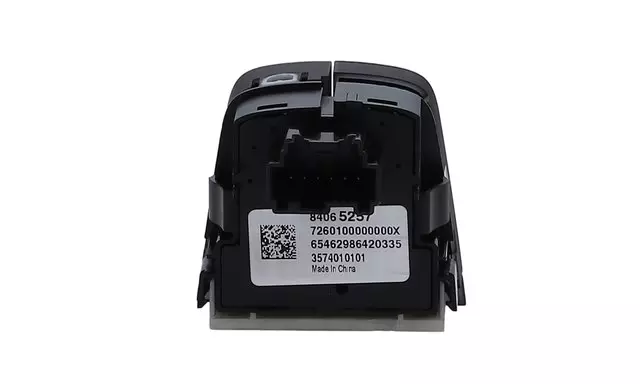 Jet Black Vehicle Stability Control System Switch - GM (84065257)