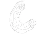 4634200300 - : Brake Cover Plate for Mercedes-Benz Image