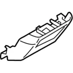 KC3Z25045F48AA - Body: Storage Compartment for Ford: F-150, F-250 Super Duty, F-350 Super Duty, F-450 Super Duty Image