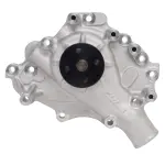 8844 - : Water Pump for Small-Block Ford 1970-79 351C and 351M/400 in Satin Finish for Edelbrock Image