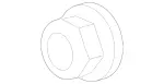 829065 - Electrical Equipment and Instruments: Hexagon Nut for Mercedes-Benz: 180A, 180b, 220a, 300C, 300CD, 350SD, A220, A35 AMG, AMG GT, AMG GT 43, AMG GT 53, AMG GT 55, AMG GT 63, AMG GT 63 Pro, AMG GT 63 S, AMG GT 63 S E Performance, AMG GT Black Series, AMG GT C, AMG GT R, AMG GT S, B Electric Drive, B250e, C300, C350e, C400, C43 AMG, C450 AMG, C63 AMG, C63 AMG S, C63 AMG S E Performance, CLA250, CLA35 AMG, CLA45 AMG, CLA45 AMG S, CLE300, CLE450, CLE53 AMG, CLS450, CLS53 AMG, E300, E350, E400, E43 AMG, E450, E53 AMG, E63 AMG S, EQB 250+, EQB 300, EQB 350, EQE 350, EQE 350 SUV, EQE 350+, EQE 350+ SUV, EQE 500, EQE 500 SUV, EQE AMG, EQE AMG SUV, EQS 450, EQS 450 SUV, EQS 450+, EQS 450+ SUV, EQS 580, EQS 580 SUV, EQS AMG, G500, G550, G580, G63 4x4 Squared AMG, G63 AMG, GL350, GL450, GL550, GL63 AMG, GLA250, GLA35 AMG, GLA45 AMG, GLB250, GLB35 AMG, GLC300, GLC350e, GLC43 AMG, GLC63 AMG, GLC63 AMG S, GLC63 AMG S E Performance, GLE300d, GLE350, GLE400, GLE43 AMG, GLE450, GLE450 AMG, GLE450e, GLE53 AMG, GLE550e, GLE580, GLE63 AMG, GLE63 AMG S, GLS350d, GLS450, GLS550, GLS580, GLS63 AMG, Maybach EQS 680 SUV, Maybach GLS600, Maybach S580, Maybach S680, ML250, ML350, ML400, ML550, ML63 AMG, S500, S580, S580e, S63 AMG E Performance, SL43 AMG, SL55 AMG, SL63 AMG, SL63 AMG S E Performance Image