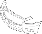 620224AM0H - Body: Bumper Cover for Infiniti: Q70 | INFINITI: Q70L Image image