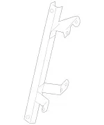 2217200615 - Front Doors: Guide Rail for Mercedes-Benz Image