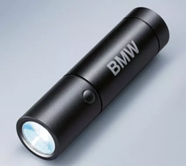 63319139112 - General: Black Led Flashlight With Lettering for BMW: 128i, 135i, 328i, 328i xDrive, 335d, 335i, 335i xDrive, 335is, 528i, 528i xDrive, 535i xDrive, 550i, 550i xDrive, 640i, 650i, 650i xDrive, 740i, 740Li, 750i, 750i xDrive, 750Li, 750Li xDrive, 760Li, M3, X3, X5, X6, Z4 Image