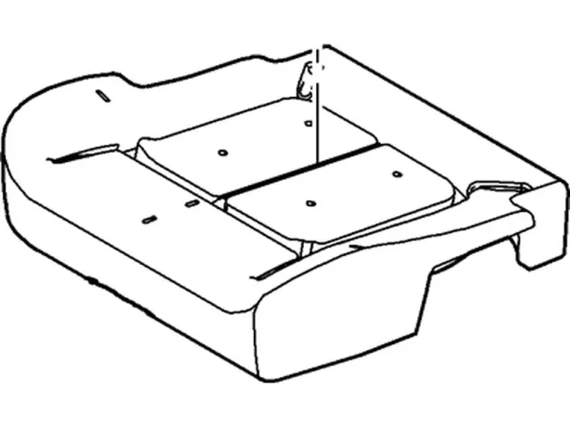 BC3Z2663841B - Body: Seat Cushion Pad for Ford: F-250 Super Duty, F-350 Super Duty, F-450 Super Duty Image